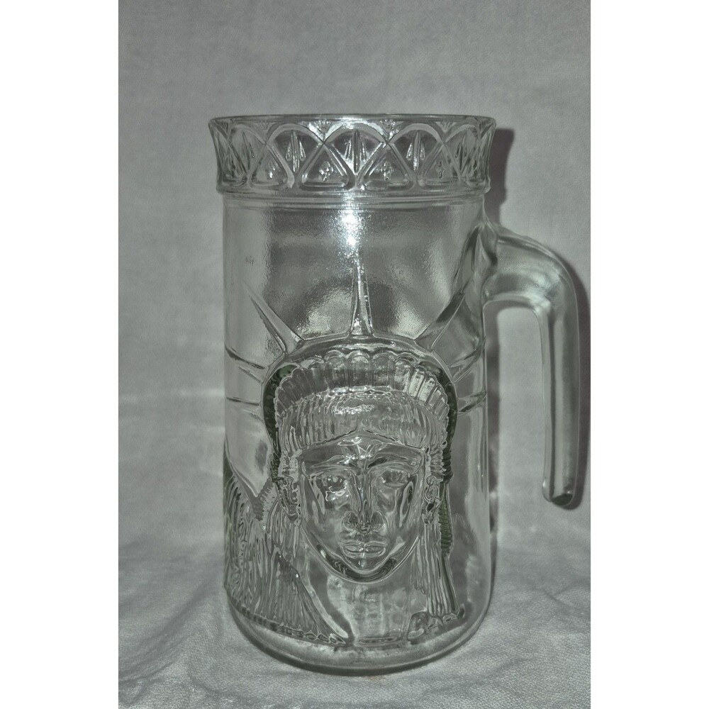 Vintage 1985 Anchor Hocking Statue of Liberty Centennial Beer Mug Glass